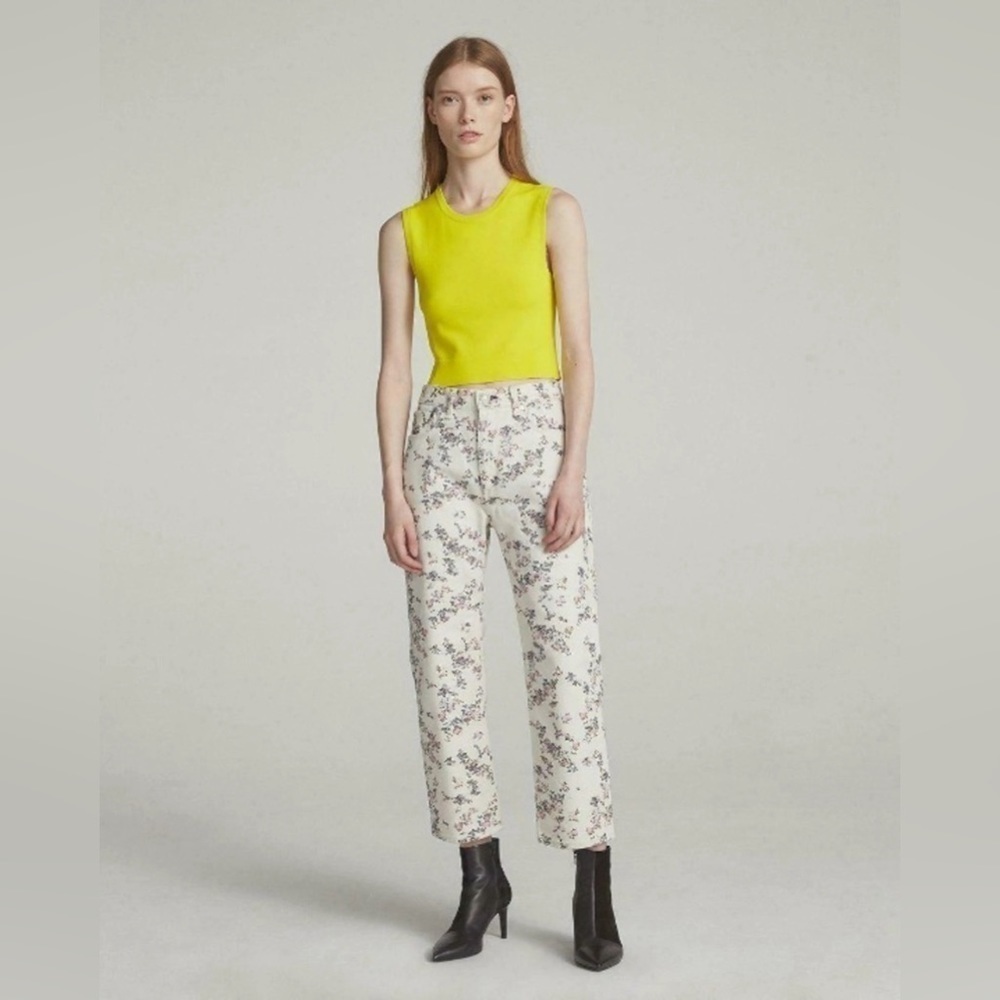 RAG & BONE Micro Floral Straight Leg Jeans Size 31 - Picture 1 of 8